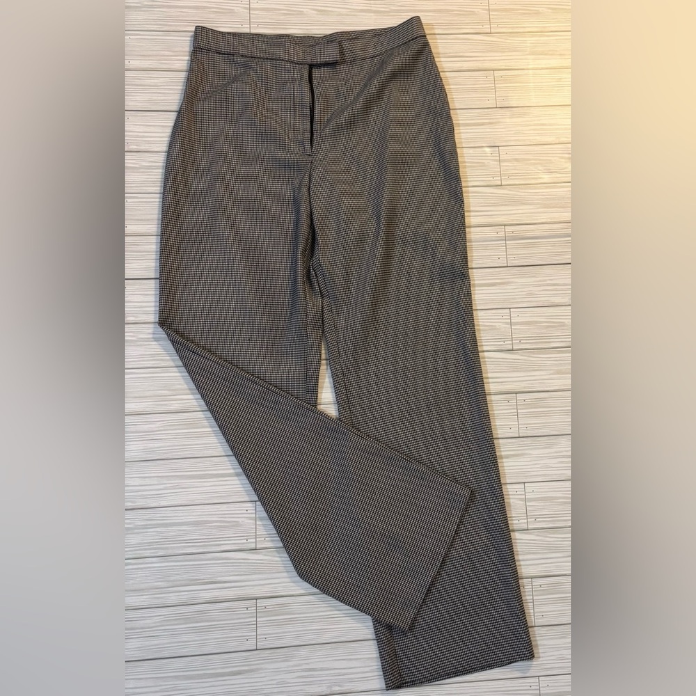 Women’s Sag Harbor Houndstooth Straight Leg Pants Size 8